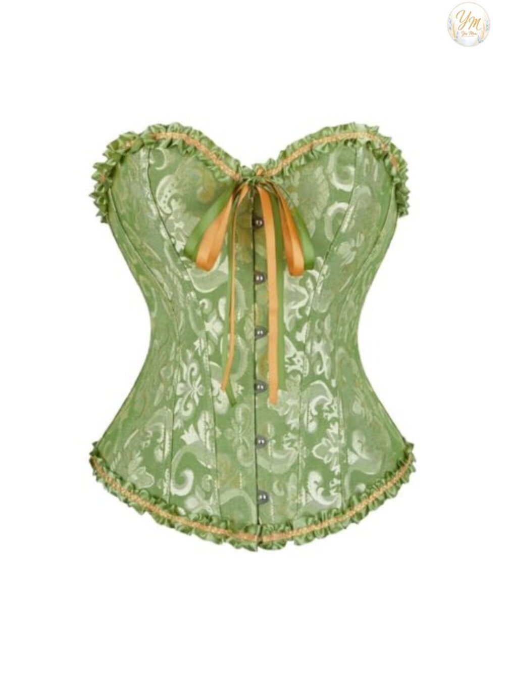 Women's Overbust Renaissance Corset Victorian Lace-Up Costume Cosplay Top